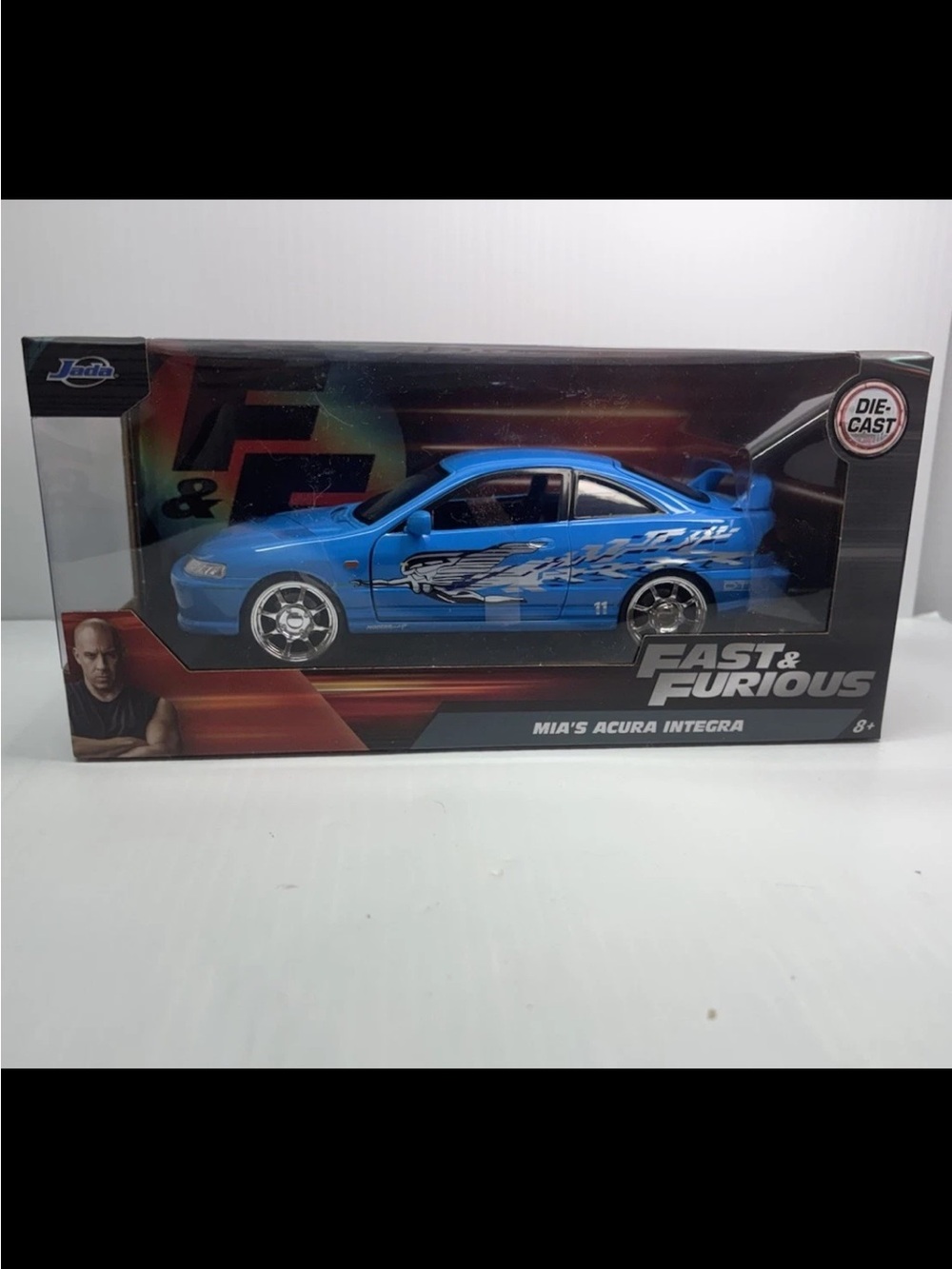 Jada 1:24 Fast & Furious Mia’s Acura Integra Blue Diecast Car Model Sealed New